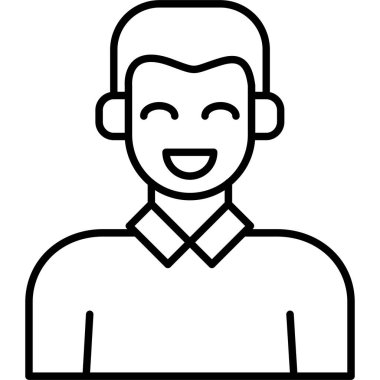 İş adamı avatar adam simgesi