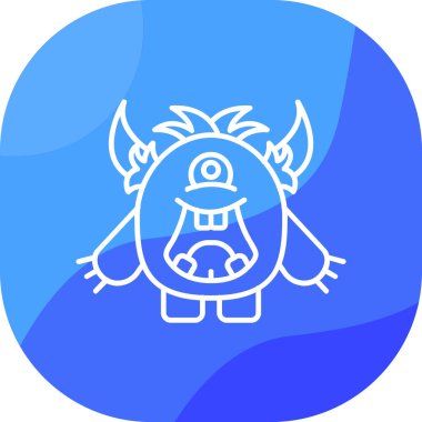 hayvan simgesi, vektör illüstrasyonu