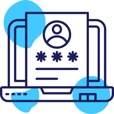 Bilgisayar. Web simgesi basit illüstrasyon