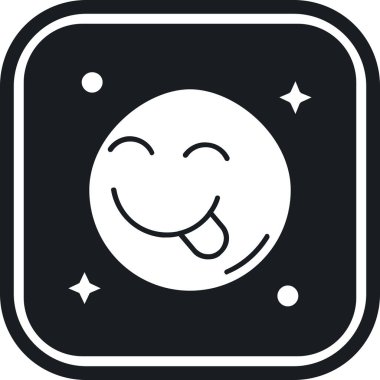 Mutlu Emoji 'ler. Basit tasarım