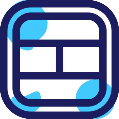 Modern bir simgenin vektör illüstrasyonu