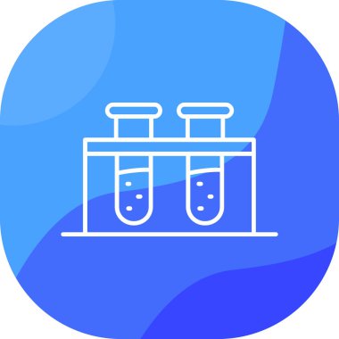 Laboratuvar test tüpü. Basit resimleme