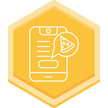 Sohbet mesajı vektör illüstrasyonu