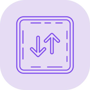 Yön ok ikonu vektör illüstrasyonu