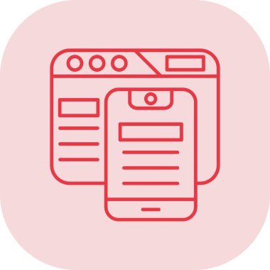 seo modern simgesinin vektör illüstrasyonu