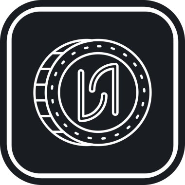 Para simgesi, vektör illüstrasyonu