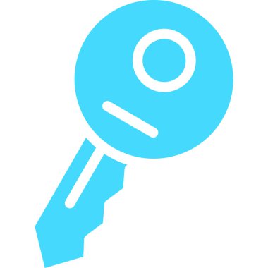 anahtar vektör düz simge