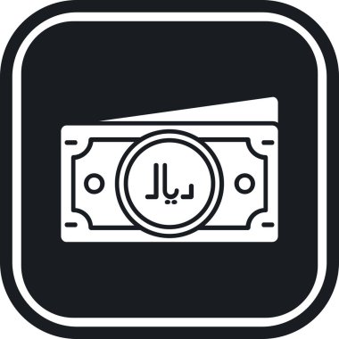 banknot vektör simgesi. biçim düz yuvarlak sembol, gri ve siyah renkler, gri arkaplan