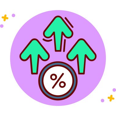 ok simgesi vektör illüstrasyonu