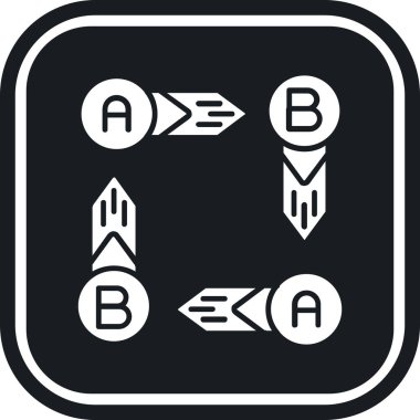 ok simgesi, vektör illüstrasyonu