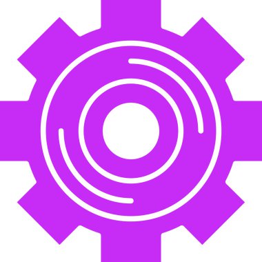 Ayarlar. Web simgesi basit illüstrasyon