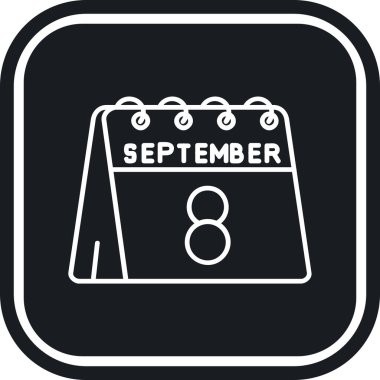 vektör Takvimi Simgesi illüstrasyonu