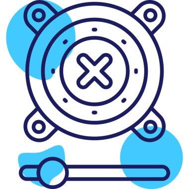 özet ikon vektör çizimi