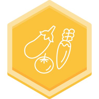 Tavuk. Web simgesi basit illüstrasyon