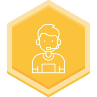 İnsan avatarı. Basit tasarım