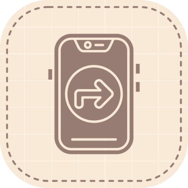 - Telefon. Web simgesi basit tasarım