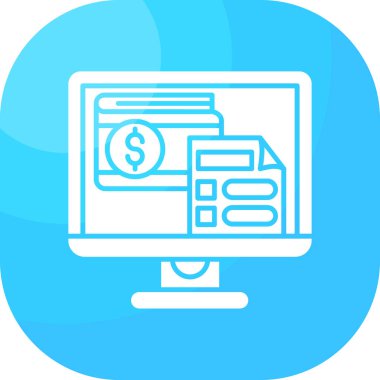 Dolar simgesi vektör illüstrasyonu