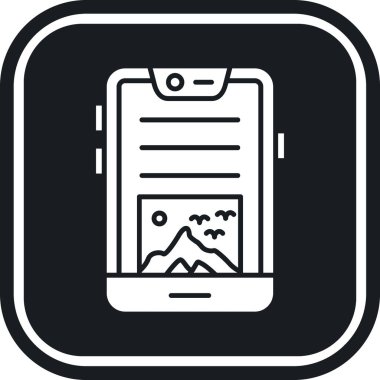 mobil uygulama vektör çizimi