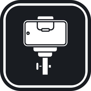 Kamera. Web simgesi basit illüstrasyon