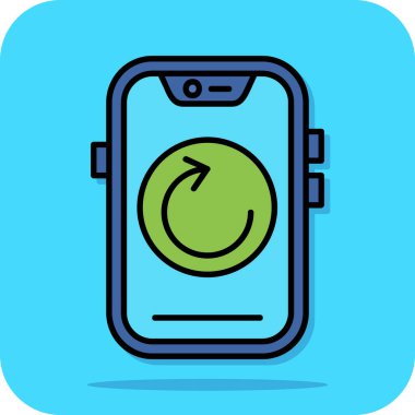 akıllı saat simge vektör illüstrasyonu