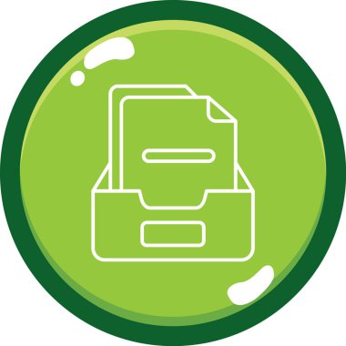 dosya dizini vektör illüstrasyonu