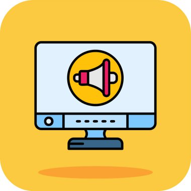 Web simgesi, vektör illüstrasyonu