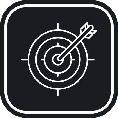 hedef simge vektör illüstrasyonu