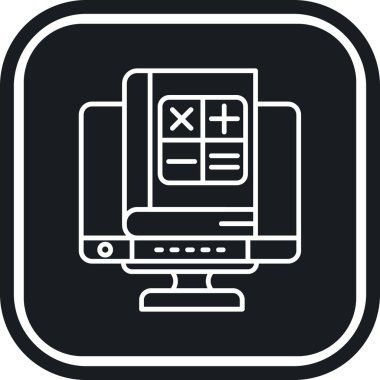 bilgisayar simgesi vektör illüstrasyonu