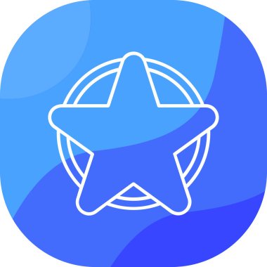 yıldız simgesi vektör illüstrasyonu