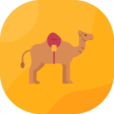 Deve ikonu vektör çizimi