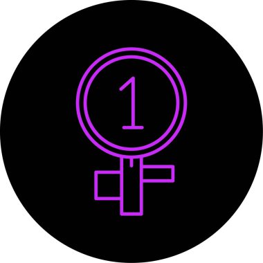 Kadın işaret simgesi. kadın simgesi.