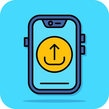 Telefon simgesi vektör illüstrasyonu