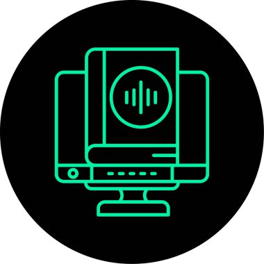 dizüstü bilgisayar simgesi, vektör illüstrasyonu