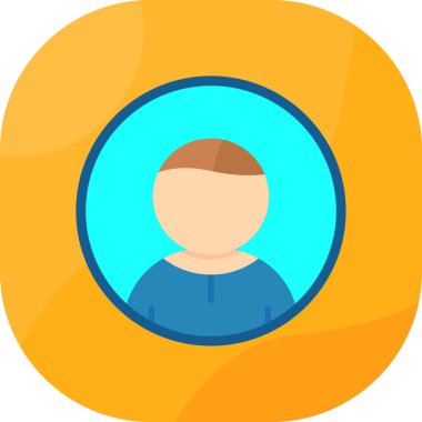 avatar kişi simgesi düz biçimli