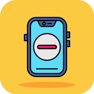 Smartphone Simgesi, vektör illüstrasyonu