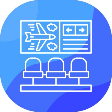 Siyah çizgi düzlemi simgesi beyaz arkaplanda izole edildi. Uçan uçak ikonu. seyahat gemisi simgesi. Rastgele dinamik şekiller. vektör illüstrasyonu