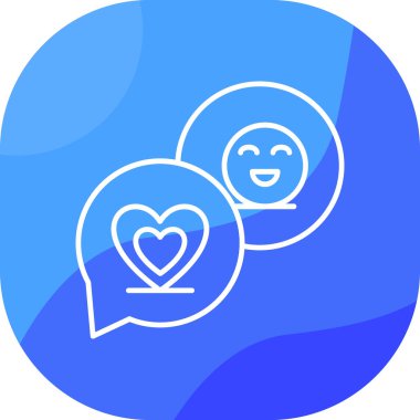 Konuşma balonu. Basit resimleme