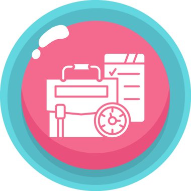 Modern oto tamir simgesinin vektör illüstrasyonu