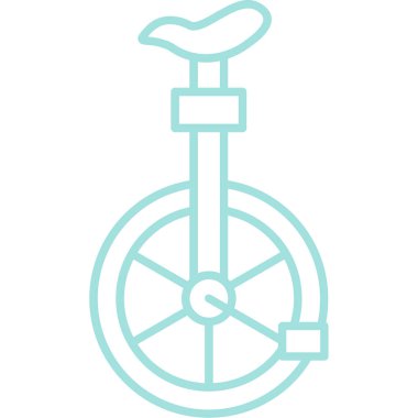 Bisiklet simgesinin vektör illüstrasyonu