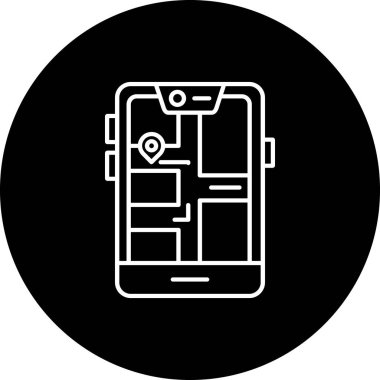 Vektör Mobil simge illüstrasyonu