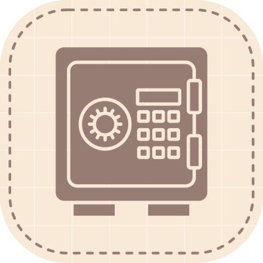 Para için. Web simgesi basit illüstrasyon