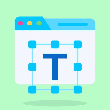 ağ bağlantısı renk simgesi. Basit düz tasarım çizimi.