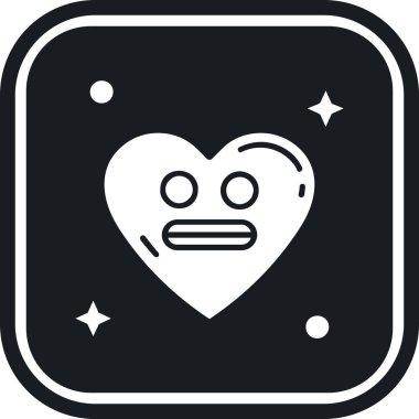 kalp simgesi, vektör illüstrasyonu