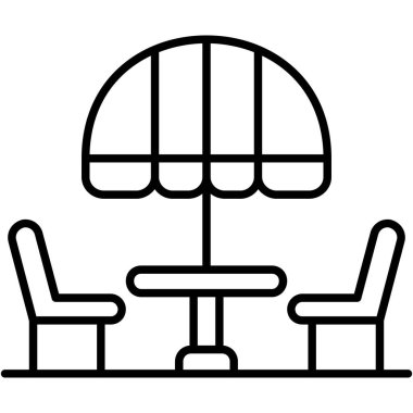 Kanepe. Web simgesi basit illüstrasyon