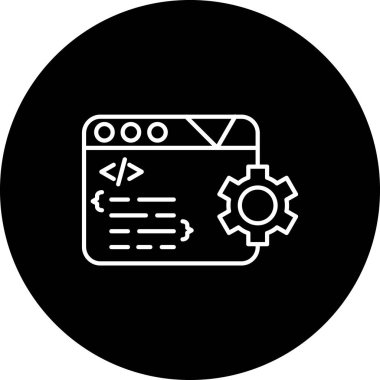 seo modern simgesinin vektör illüstrasyonu