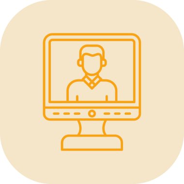 İş simgesinin vektör illüstrasyonu