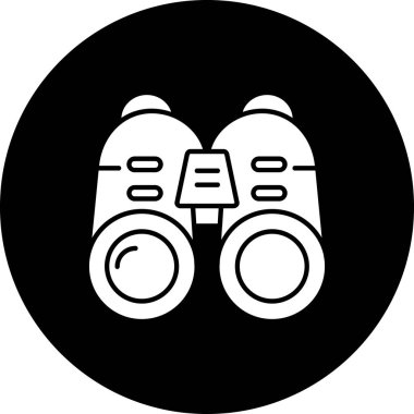 dürbün simgesi. vektör illüstrasyonu