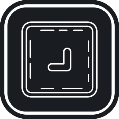 harita haritası simgesi ana hat biçiminde