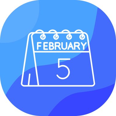 Ocak sembolü simgesi. Tarz ana hatların sembolüdür. beyaz arkaplanda pürüzsüz mavi renk, yuvarlak açılar.