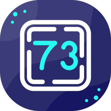 Takvim simgesi, vektör çizimi